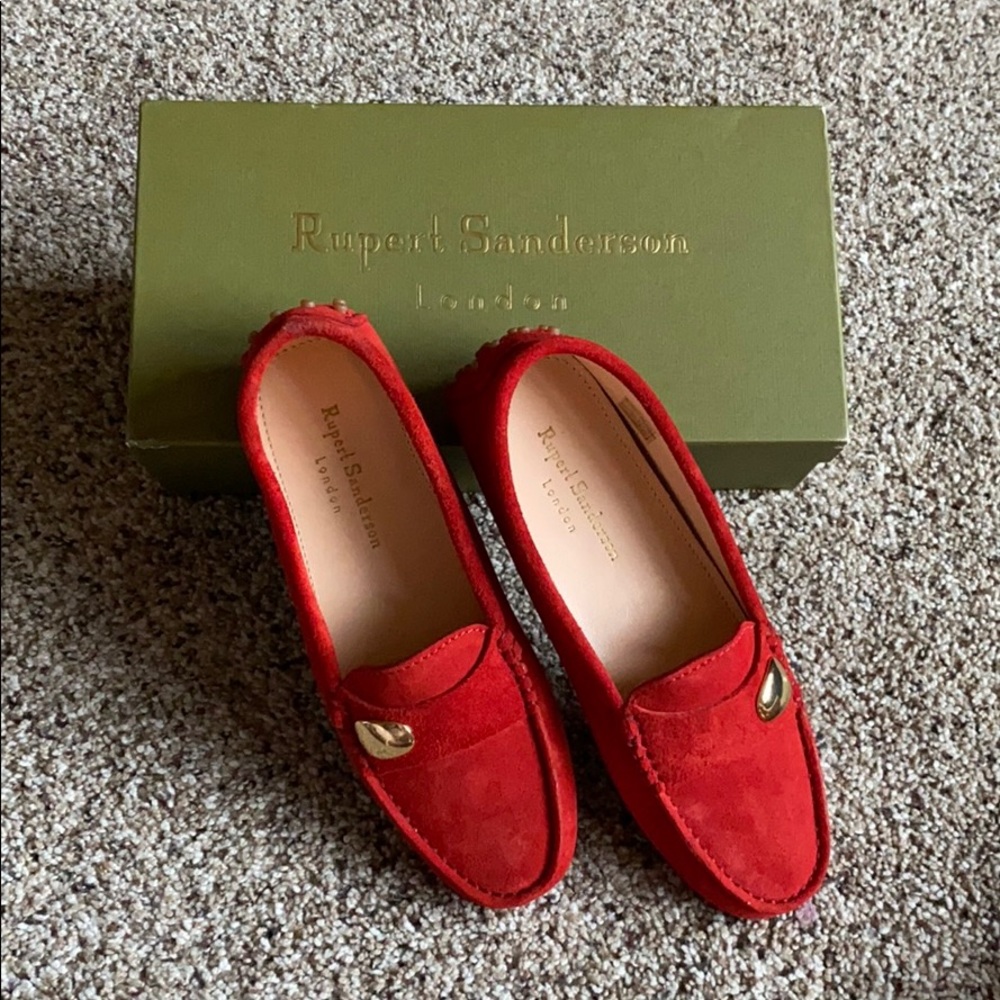 Rupert Sanderson London flat.Brand new